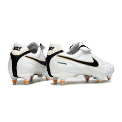 Scarpa da calcio Nike Tiempo Legend 5 Elite SG bianca con tacchetti misti