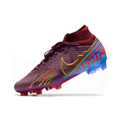Nike Zoom Mercurial Superfly 9 Elite Purple Mbappe Firm Ground FG Kids Football Boot