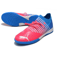 Puma Future Z 1.3 Blue and Pink Indoor IC Football Boot