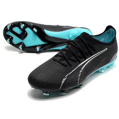 Puma Ultra Ultimate Black and Blue Firm Ground FG Football Boot