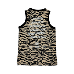 Canotta Jordan a righe gialle e nere 