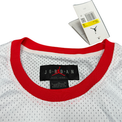 Canotta Jordan bianca e rossa 