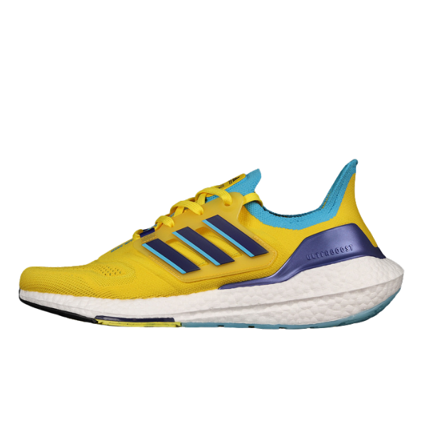 Tênis Adidas Ultraboost Light Amarelo, Roxo e Azul - VENI Futebol