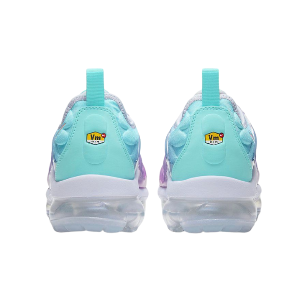 Tênis Nike Air VaporMax Plus Branco, Azul e Roxo Claro - VENI Futebol