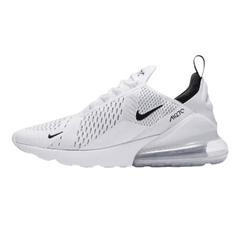 Scarpe casual Nike Air Max 270 React bianche e nere