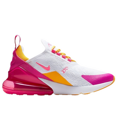 Scarpe casual Nike Air Max 270 React Laser Fuschia University Gold