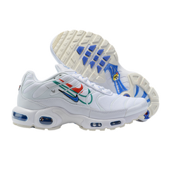 Zapatillas casuales Nike Air Max Plus TN blancas con múltiples Swoosh