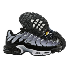 Scarpe casual Nike Air Max Plus TN bianche, argento e nere