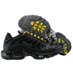 Zapatillas casuales Nike Air Max Plus TN negras y amarillas
