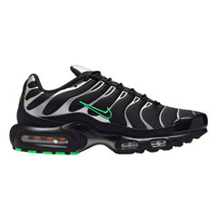 Nike Air Max Plus TN Zapatillas casuales negras, plateadas y verdes
