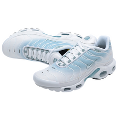 Scarpe casual Nike Air Max Plus TN bianche e verdi mica