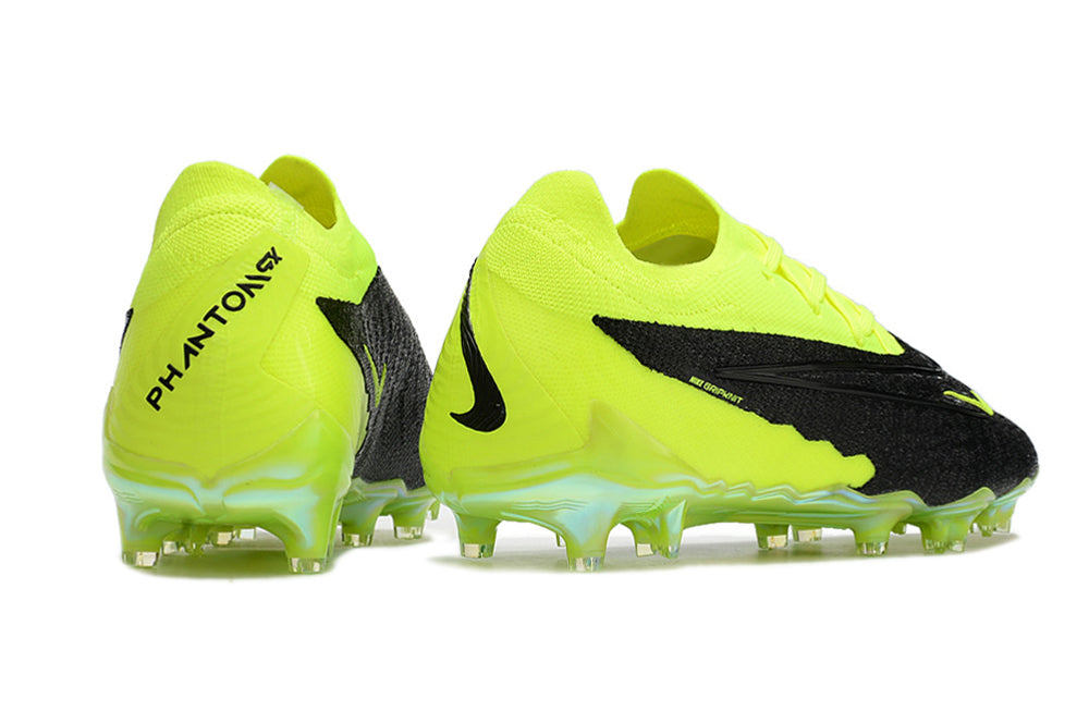 Chuteira Campo Nike Phantom GX Elite FG Preta e Verde - VENI Futebol