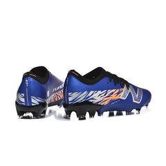 New Balance Furon Team V8 Blue and Orange Firm Ground FG Football Boot