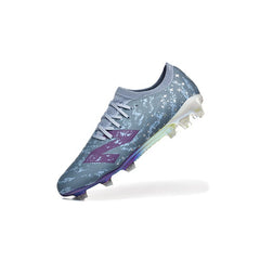 New Balance Furon Team V8 Blue and Purple Firm Ground FG Football Boot