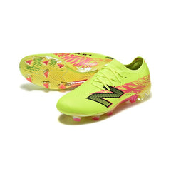 New Balance Furon Team V8 Yellow and Pink Firm Ground FG Football Boot