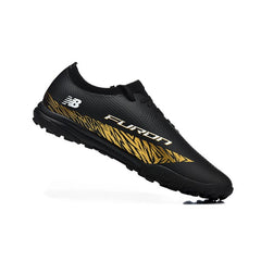 New Balance Furon V8 Elite Black and Golden Turf TF Football Boot