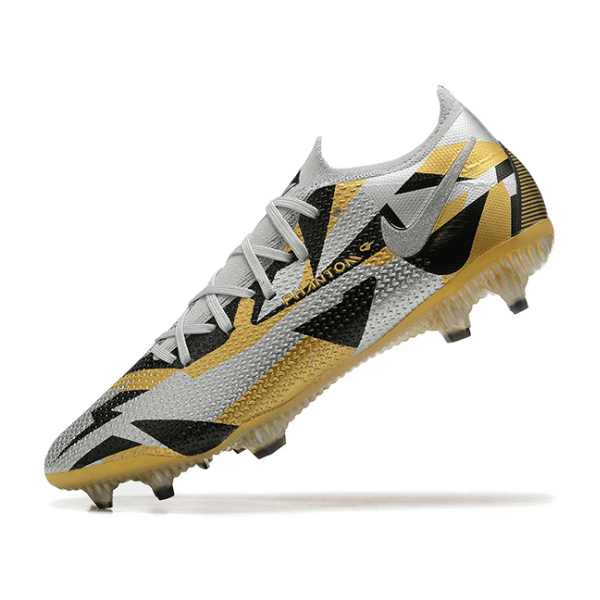 Chuteira Campo Nike Phantom GT 2 Elite FG Amarela,Cinza e Preta - VN Esportes