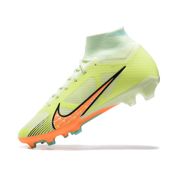 Chuteira Campo Nike Zoom Mercurial Superfly 9 Elite FG Amarela e Laranja - VN Esportes