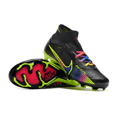 Chuteira Campo Nike Zoom Mercurial Superfly 9 Elite FG Preta e Colorida - VN Esportes