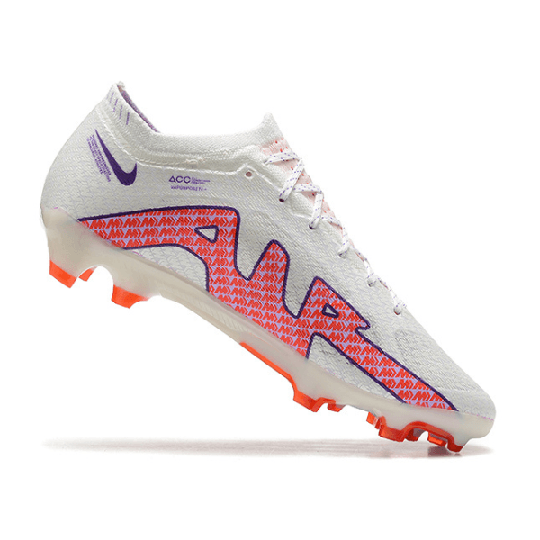 Chuteira Campo Nike Zoom Mercurial Vapor 15 Elite FG Branca e Roxa - VN Esportes