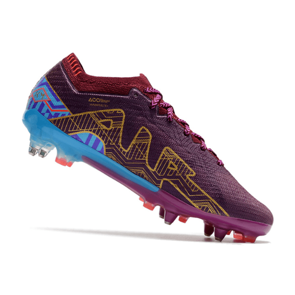 Chuteira Campo Nike Zoom Mercurial Vapor 15 Elite SG Ponta de Aluminio Mbappe Roxo - VN Esportes