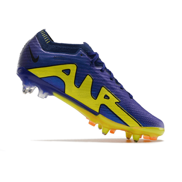 Chuteira Campo Nike Zoom Mercurial Vapor 15 Elite SG Ponta de Aluminio Roxo e Verde - VN Esportes