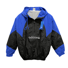 Corta Vento Adidas Azul e Preto - VN Esportes