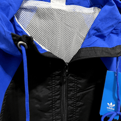 Corta Vento Adidas Azul e Preto - VN Esportes