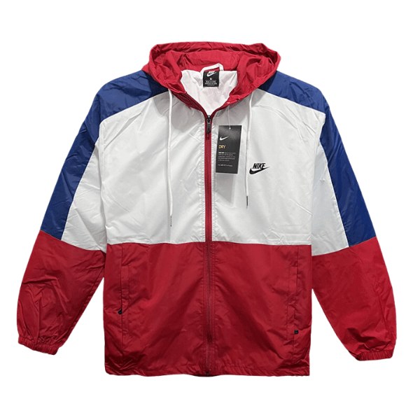 Corta Vento Nike Branco e Vermelho - VN Esportes