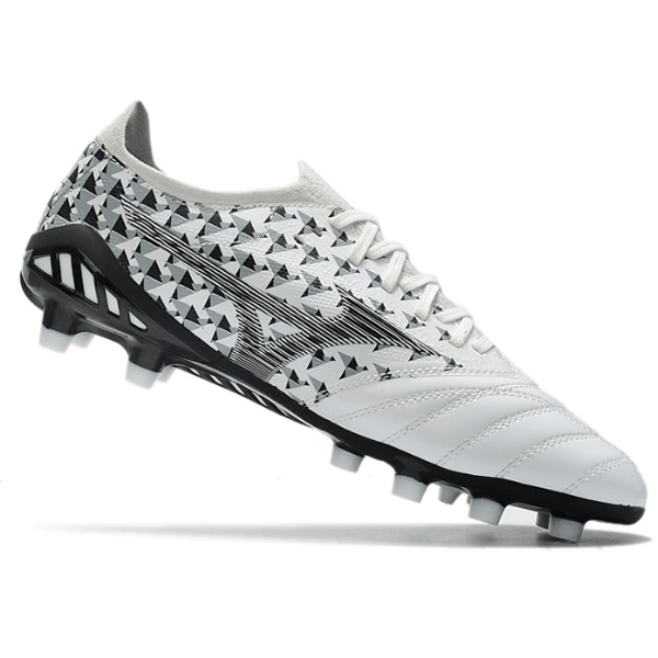 Chuteira Mizuno Morelia Neo III FG Cinza e Preta - VN Esportes