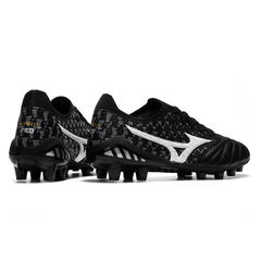 Chuteira Mizuno Morelia Neo III FG Preta,Cinza e Branca - VN Esportes