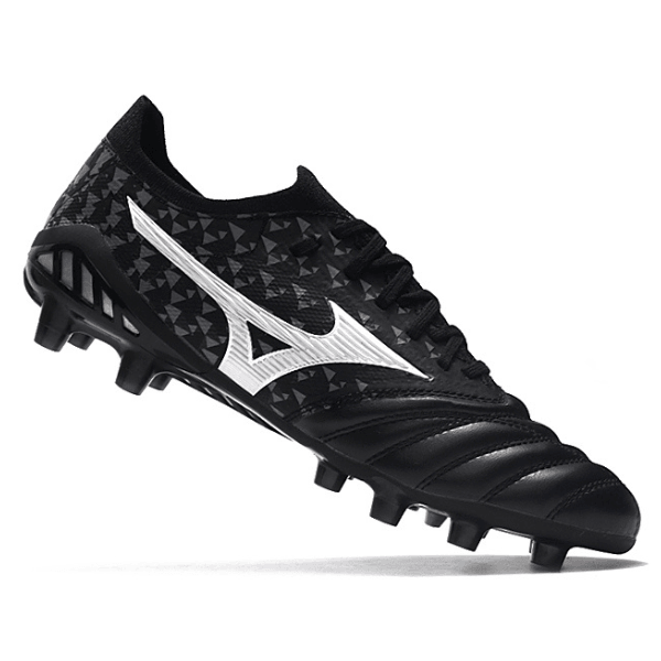 Chuteira Mizuno Morelia Neo III FG Preta,Cinza e Branca - VN Esportes