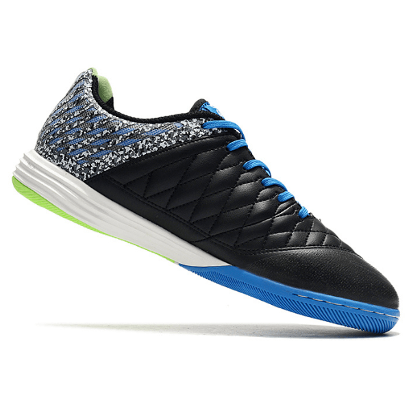 Chuteira Futsal Nike Lunar Gato II IC Preta,Branca e Azul - VN Esportes