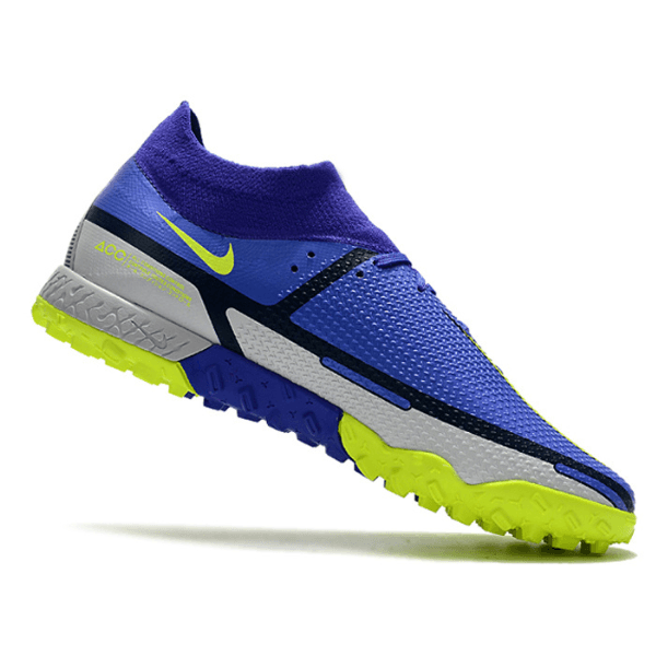 Chuteira Nike Phantom GT 2 Pro DF TF Azul e Branca - VN Esportes