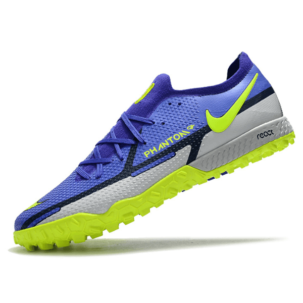 Chuteira Nike Phantom GT 2 Pro TF Azul e Branca - VN Esportes