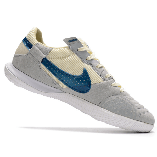 Chuteira Futsal Nike Streetgato IC Branco,Azul e Cinza - VN Esportes