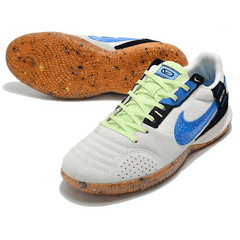 Chuteira Futsal Nike Streetgato IC Branco,Preto e Azul - VN Esportes