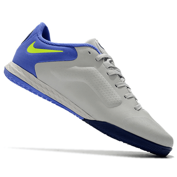 Chuteira Nike Tiempo 9 Legend IC Branca e Azul - VN Esportes