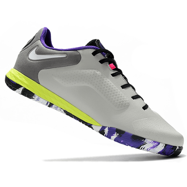 Chuteira Nike Tiempo 9 Legend IC Branca e Roxo - VN Esportes