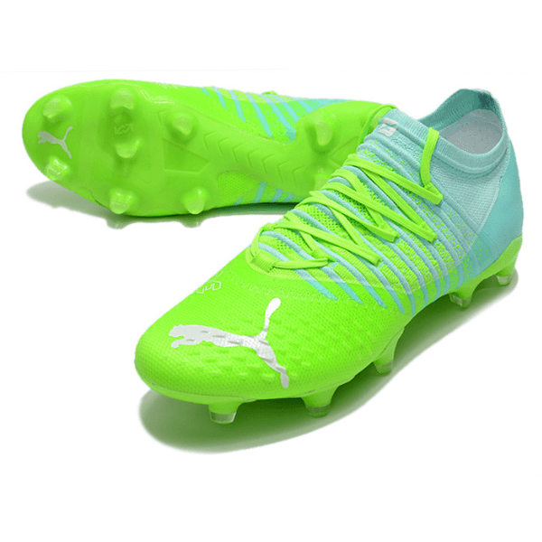 Chuteira Puma Future Z 1.3 FG Azul e Verde - VN Esportes