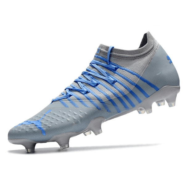 Chuteira Puma Future Z 1.3 FG Cinza, Azul e Laranja - VN Esportes