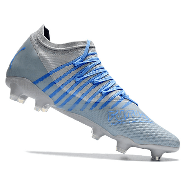 Chuteira Puma Future Z 1.3 FG Cinza, Azul e Laranja - VN Esportes