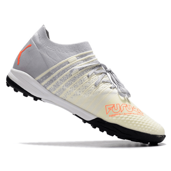 Chuteira Puma Future Z 1.3 TF Branca e Cinza - VN Esportes