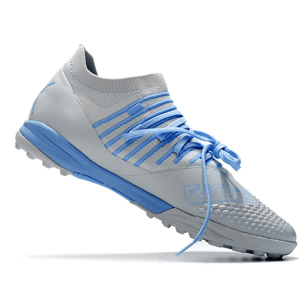 Chuteira Puma Future Z 1.3 TF Cinza e Azul - VN Esportes